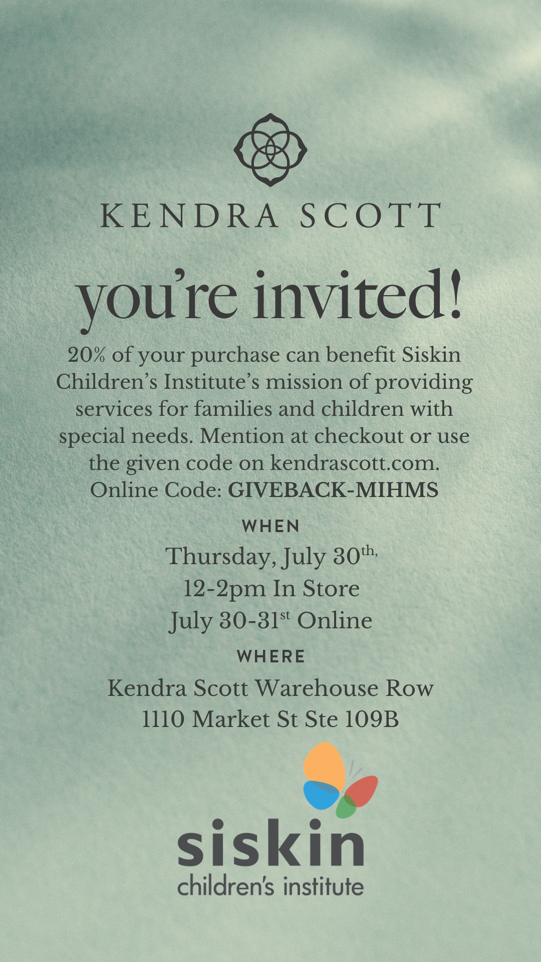 Kendra Scott x Siskin